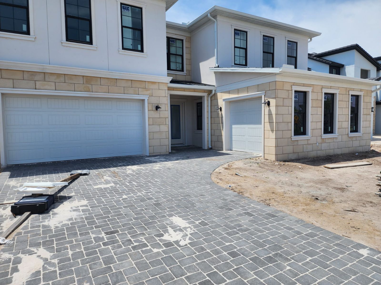 Pavers job completed.