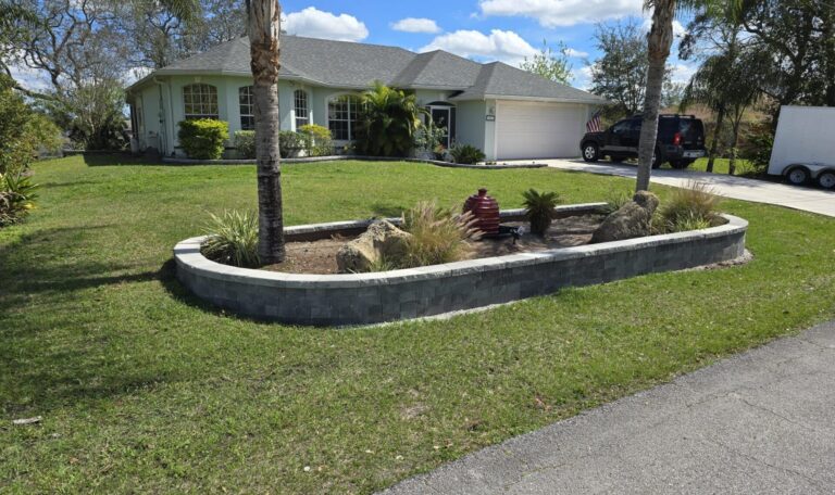Retaining Wall job completed