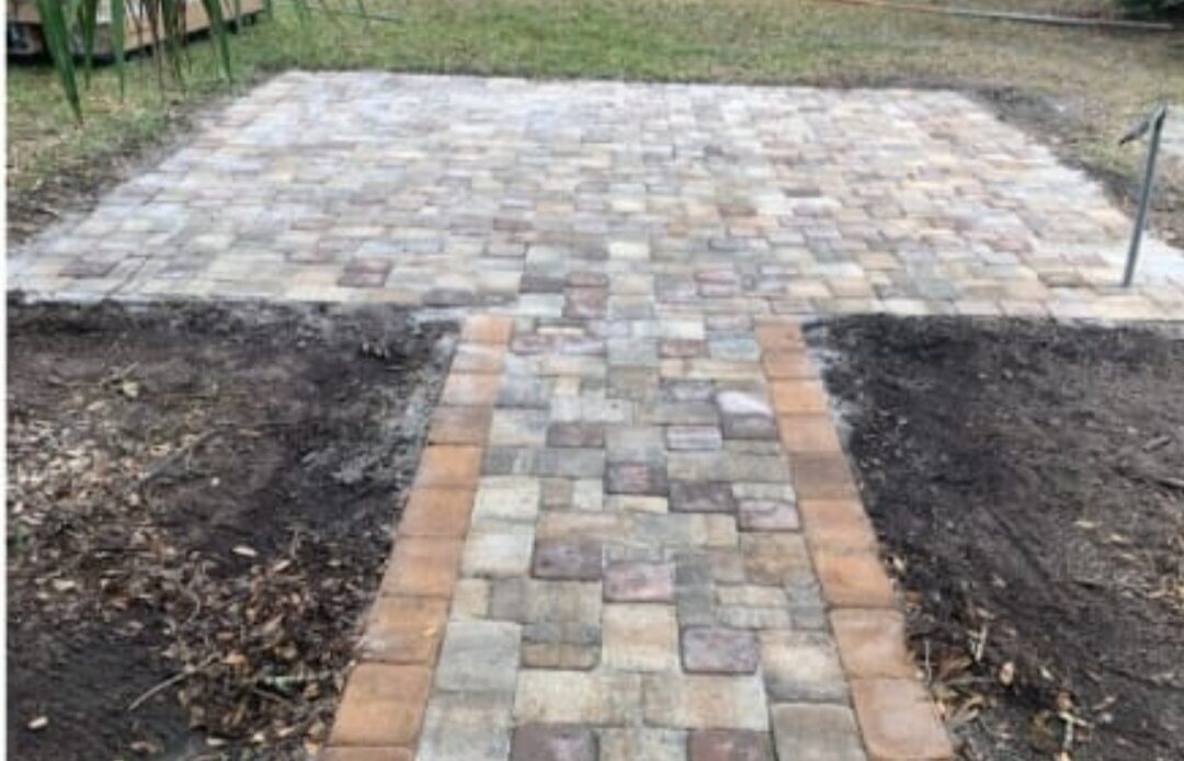 Pavers job completed