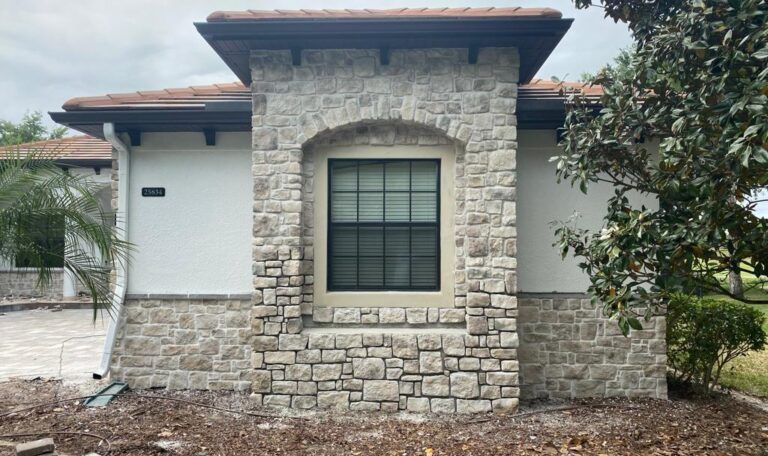 Stone Veneer service completed.