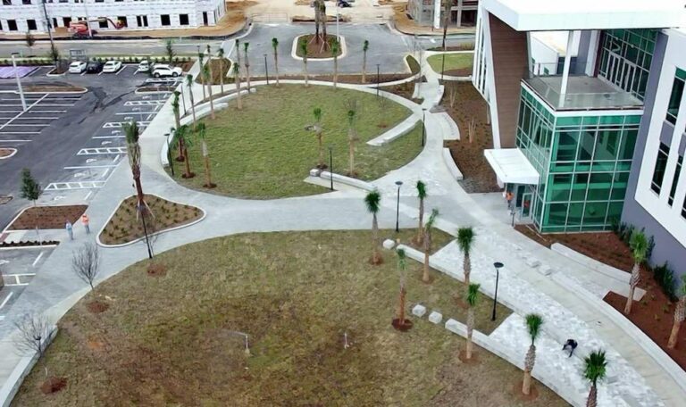 Complete walk way completed