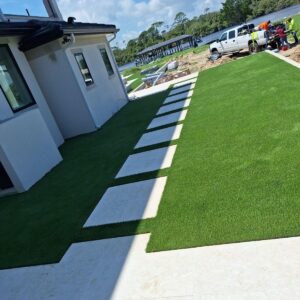 Walk way completed